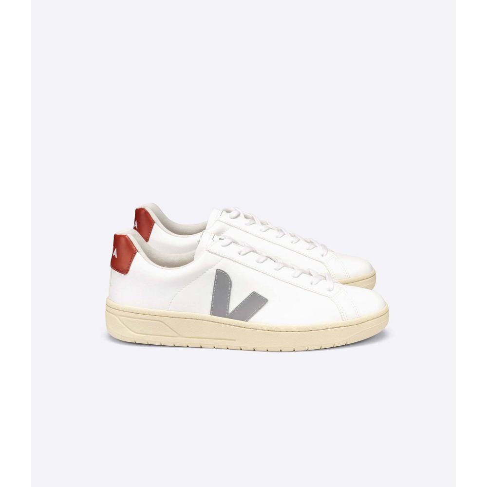 Women\'s Veja URCA CWL Shoes White/Red/Grey | SG 569HAP